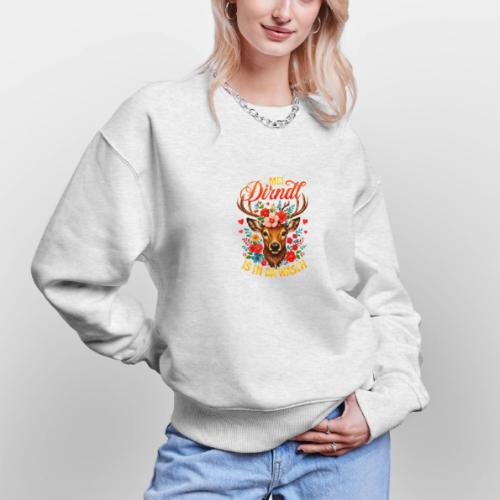 Mei Dirndl is in da Wäsch - Stanley/Stella Radder Unisex Oversized Organic Sweatshirt