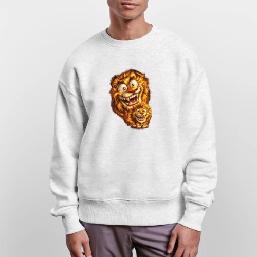 Crazy Double Lion Streetwear - Stanley/Stella Radder Unisex Oversized Organic Sweatshirt