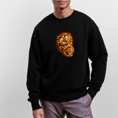 Crazy Double Lion Streetwear - Stanley/Stella Radder Unisex Oversized Organic Sweatshirt