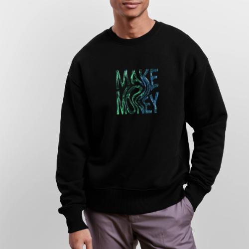 Make Money Neon 3D - Stanley/Stella Radder Unisex Oversized Organic Sweatshirt