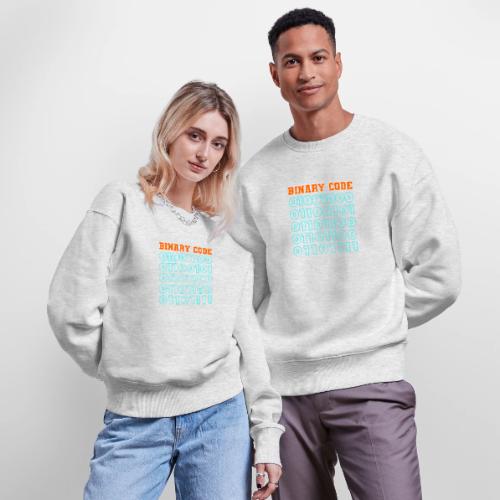 Say Hello in Binary code - Stanley/Stella Radder Unisex Oversized Organic Sweatshirt