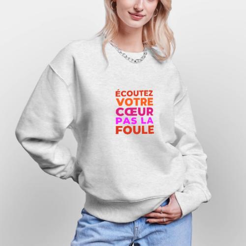 Heart first - Stanley/Stella Radder Unisex Oversized Organic Sweatshirt