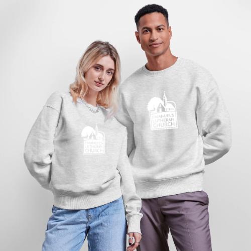 Single Vertical white2 - Stanley/Stella Radder Unisex Oversized Organic Sweatshirt