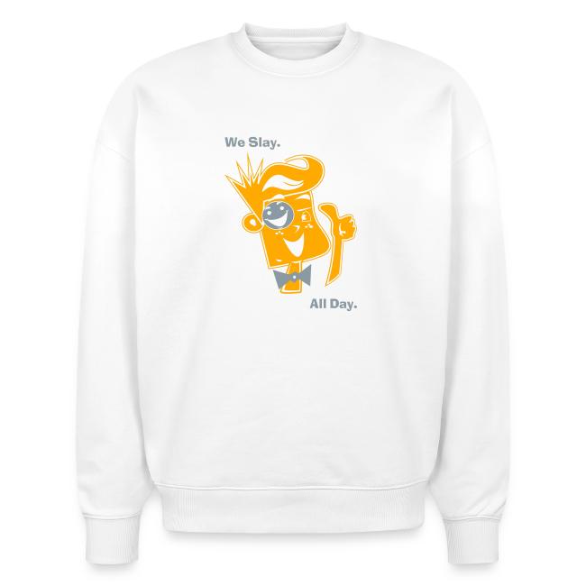We Slay All Day Shiny Shirt Metallic Silver & Gold
