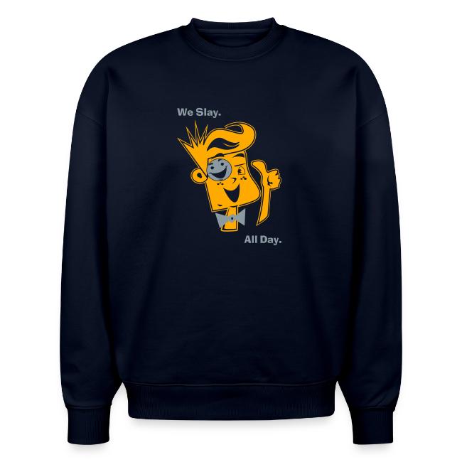 We Slay All Day Shiny Shirt Metallic Silver & Gold