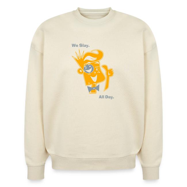 We Slay All Day Shiny Shirt Metallic Silver & Gold