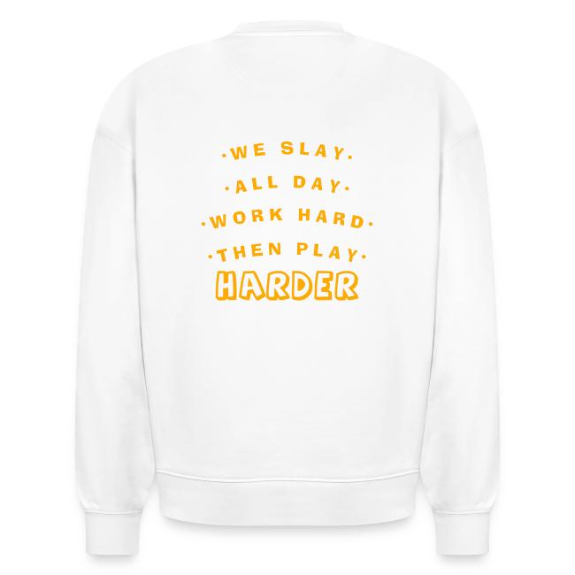 We Slay All Day Shiny Shirt Metallic Silver & Gold