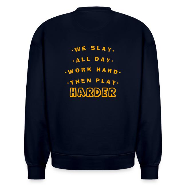 We Slay All Day Shiny Shirt Metallic Silver & Gold
