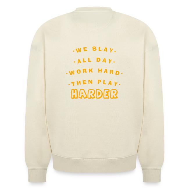 We Slay All Day Shiny Shirt Metallic Silver & Gold