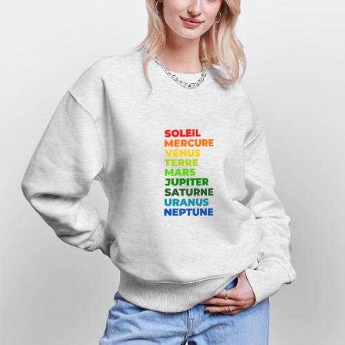 Solar System in Color - Stanley/Stella Radder Unisex Oversized Organic Sweatshirt