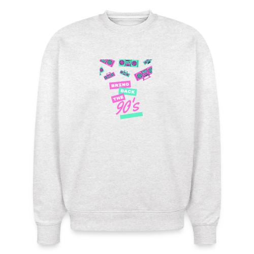 Bring Back The 90s Nostalgia Design| Retro 90s Art - Stanley/Stella Radder Unisex Oversized Organic Sweatshirt