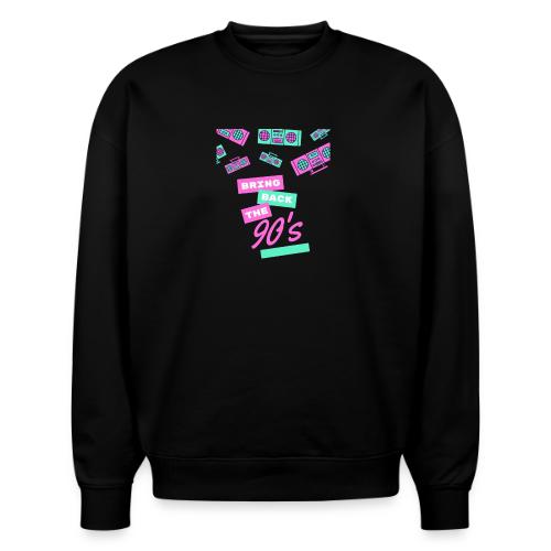 Bring Back The 90s Nostalgia Design| Retro 90s Art - Stanley/Stella Radder Unisex Oversized Organic Sweatshirt