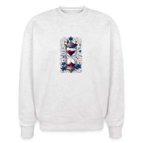 Our Moments Defy Time Hourglass Gifts T-Shirt - Stanley/Stella Radder Unisex Oversized Organic Sweatshirt
