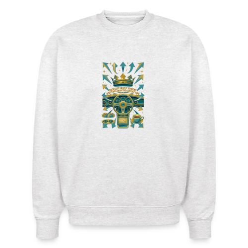 Backseat Driver T Shirt, Funny Dad Gift - Stanley/Stella Radder Unisex Oversized Organic Sweatshirt