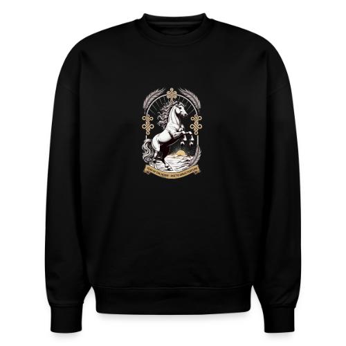 Year of the Horse Rearing T Shirt, Lunar New Year - Stanley/Stella Radder Unisex Oversized Organic Sweatshirt