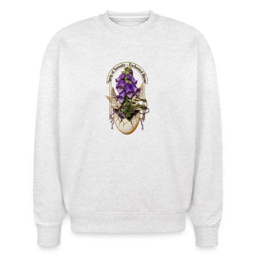 Spring Serenity Foxglove Tee, Easter Gift for wife - Stanley/Stella Radder Unisex Oversized Organic Sweatshirt