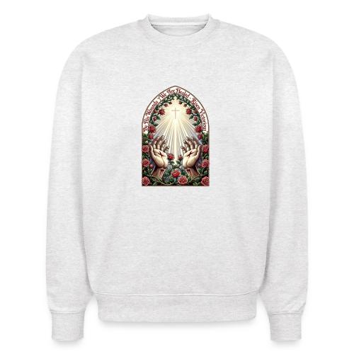 Easter By His Wounds Healed T Shirt, Renewal Gift - Stanley/Stella Radder Unisex Oversized Organic Sweatshirt