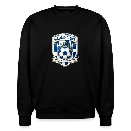 Madrid Skyline Glory T Shirt, Madrid Fan Gift - Stanley/Stella Radder Unisex Oversized Organic Sweatshirt