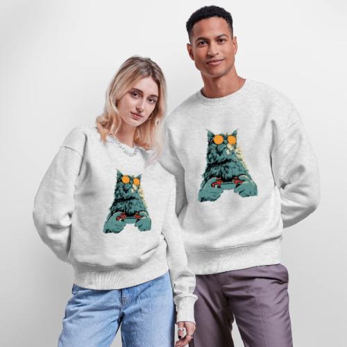 Cat: Fluff Mode On - Stanley/Stella Radder Unisex Oversized Organic Sweatshirt