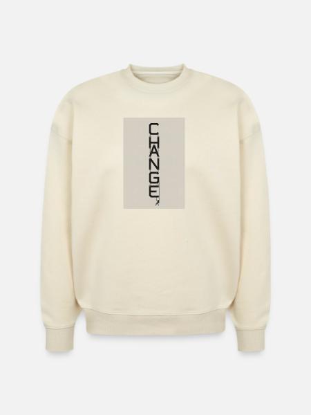 Vertical Change Rope Art - Stanley/Stella Radder Unisex Oversized Organic Sweatshirt -