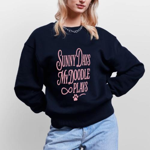 Sunny Days My Doodle Plays - Stanley/Stella Radder Unisex Oversized Organic Sweatshirt