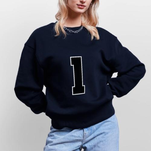 Varsity Number 1 Athletic Style - Stanley/Stella Radder Unisex Oversized Organic Sweatshirt