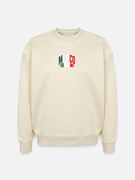 Mexico Flag - Stanley/Stella Radder Unisex Oversized Organic Sweatshirt -