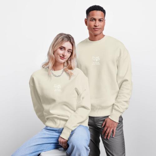 book lover t-shirt, book day shirt, my book is my - Stanley/Stella Radder Unisex Oversized Organic Sweatshirt