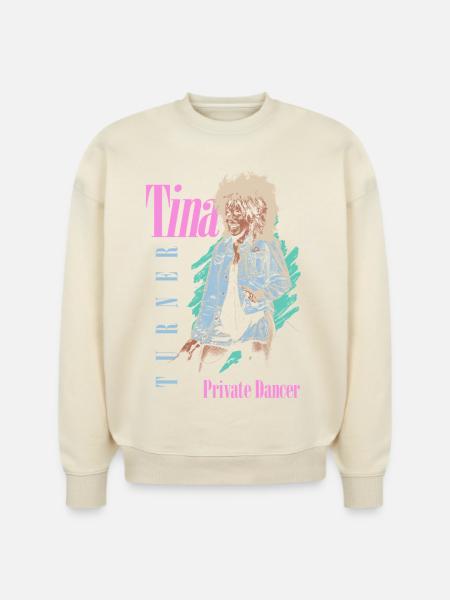 Tina Turner Private Dancer Design - Stanley/Stella Radder Unisex Oversized Organic Sweatshirt - french navy