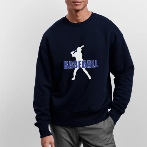 Classic Baseball Swing - Stanley/Stella Radder Unisex Oversized Organic Sweatshirt
