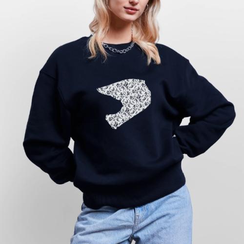 Floral Helmet - Stanley/Stella Radder Unisex Oversized Organic Sweatshirt