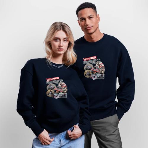 Luke Hall - Eldora Speedway FFN#1 Design 2 - Stanley/Stella Radder Unisex Oversized Organic Sweatshirt