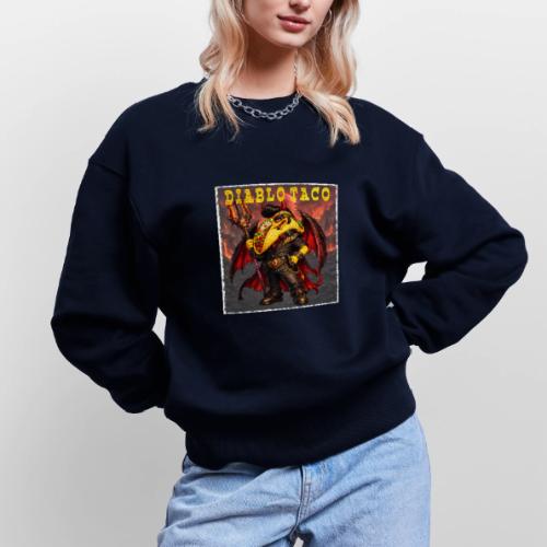 The Diablo Taco Spicy Demon Character - Stanley/Stella Radder Unisex Oversized Organic Sweatshirt