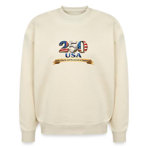 250 USA Liberty Banner - Stanley/Stella Radder Unisex Oversized Organic Sweatshirt