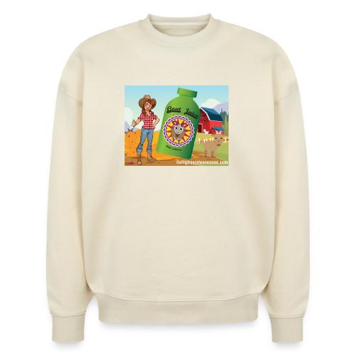 Nicole Sauce's Goat Juice - Stanley/Stella Radder Unisex Oversized Organic Sweatshirt