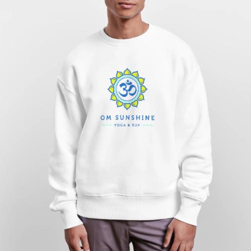 Om Sunshine Yoga transparent back original file - Stanley/Stella Radder Unisex Oversized Organic Sweatshirt