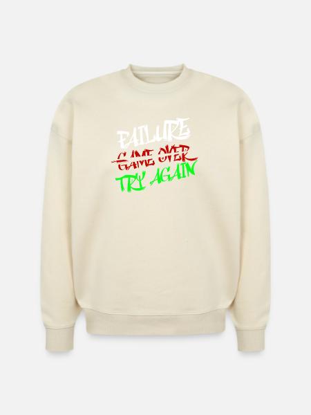 Bold Graffiti - Stanley/Stella Radder Unisex Oversized Organic Sweatshirt -