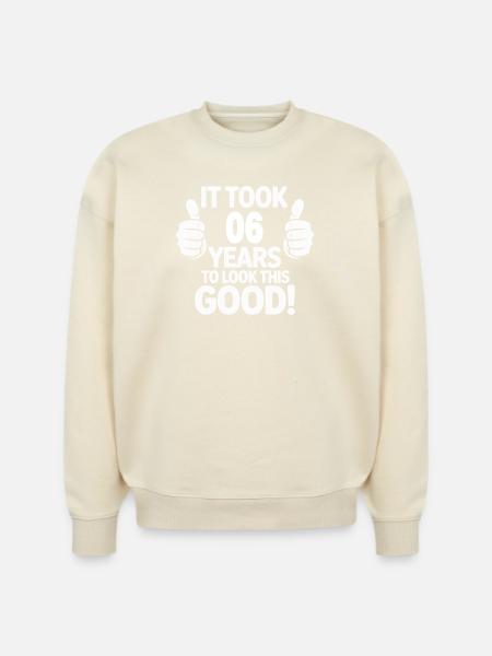 Six Years of Wellbeing Celebration - Stanley/Stella Radder Unisex Oversized Organic Sweatshirt -