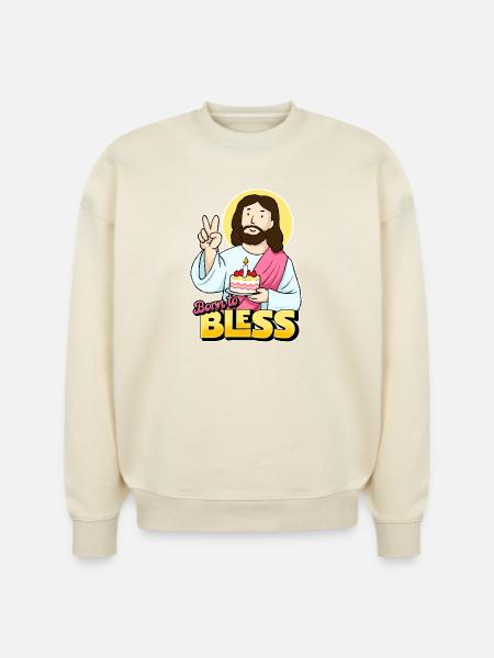 Born to Bless - Stanley/Stella Radder Unisex Oversized Organic Sweatshirt -