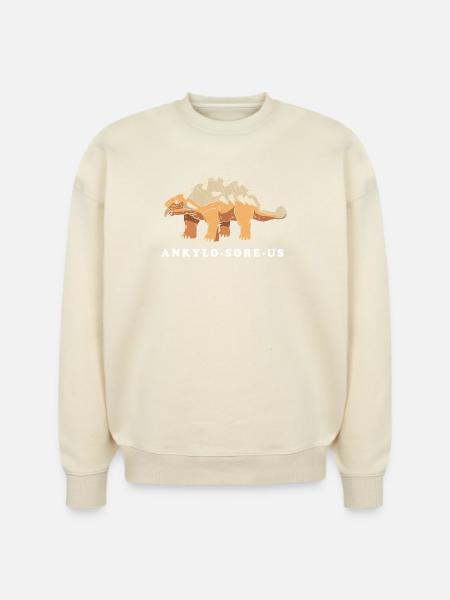 Ankylosaurus Dinosaur Prehistoric - Stanley/Stella Radder Unisex Oversized Organic Sweatshirt - 
