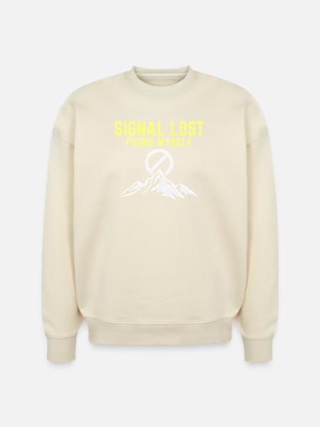 Signal Lost Found Myself - Stanley/Stella Radder Unisex Oversized Organic Sweatshirt -