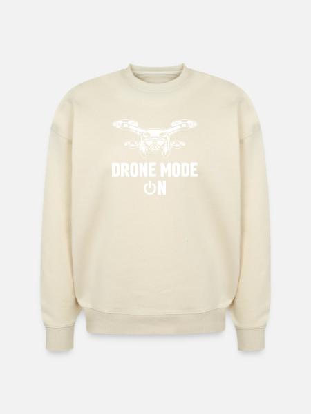Drone Mode: On - Stanley/Stella Radder Unisex Oversized Organic Sweatshirt -