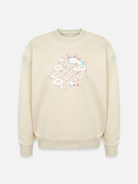 Screws Nuts Mechanic Tool Design - Stanley/Stella Radder Unisex Oversized Organic Sweatshirt -