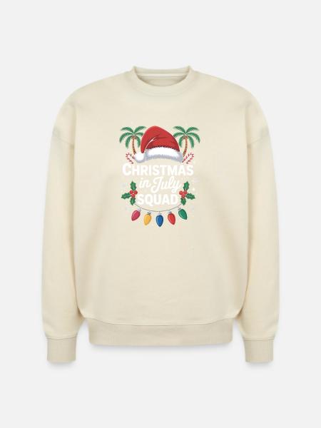 Christmas in July Squad - Stanley/Stella Radder Unisex Oversized Organic Sweatshirt - 