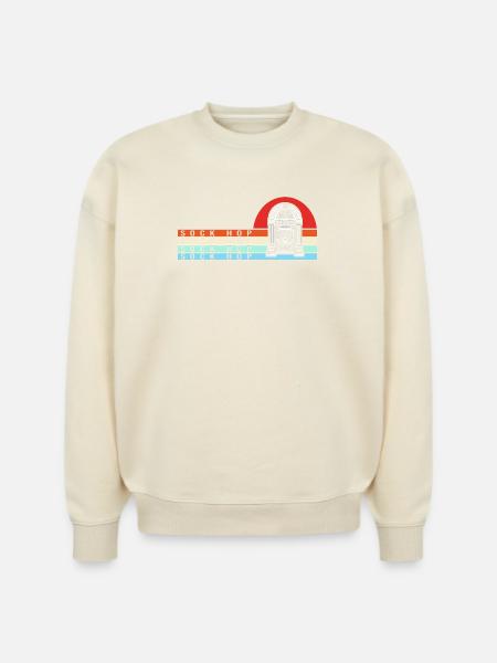 Jukebox Dance Sock Hop - Stanley/Stella Radder Unisex Oversized Organic Sweatshirt - 