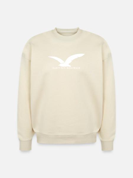Can-t_Fly-_Run_Walk - Stanley/Stella Radder Unisex Oversized Organic Sweatshirt - 