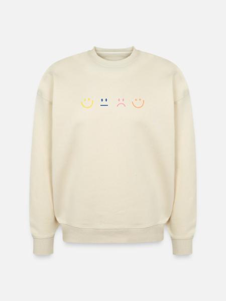 Mood Faces - Stanley/Stella Radder Unisex Oversized Organic Sweatshirt -