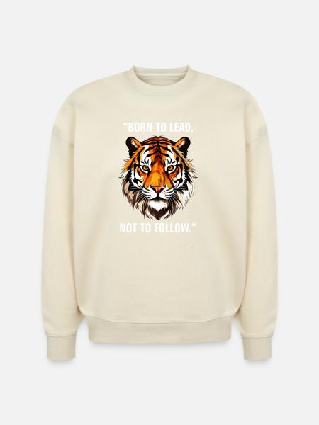Tigr Face - Stanley/Stella Radder Unisex Oversized Organic Sweatshirt -