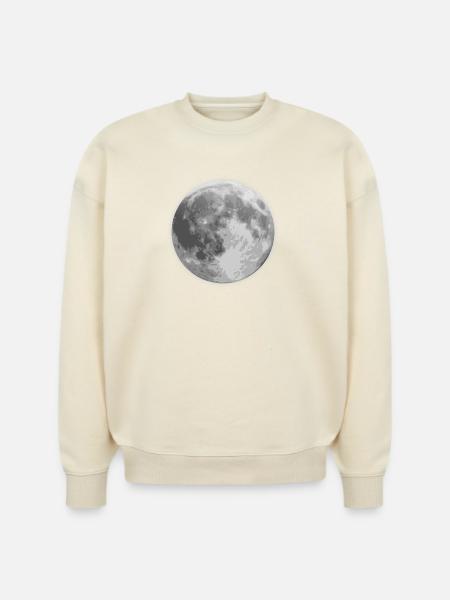 Lune - Sweat-shirt bio surdimensionné unisexe Stanley/Stella Radder - french navy