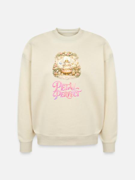 Petal Perfect Cake Scene - Stanley/Stella Radder Unisex Oversized Organic Sweatshirt -